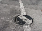 Painted Manhole Cover