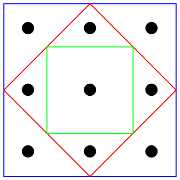 9 dots puzzle solution